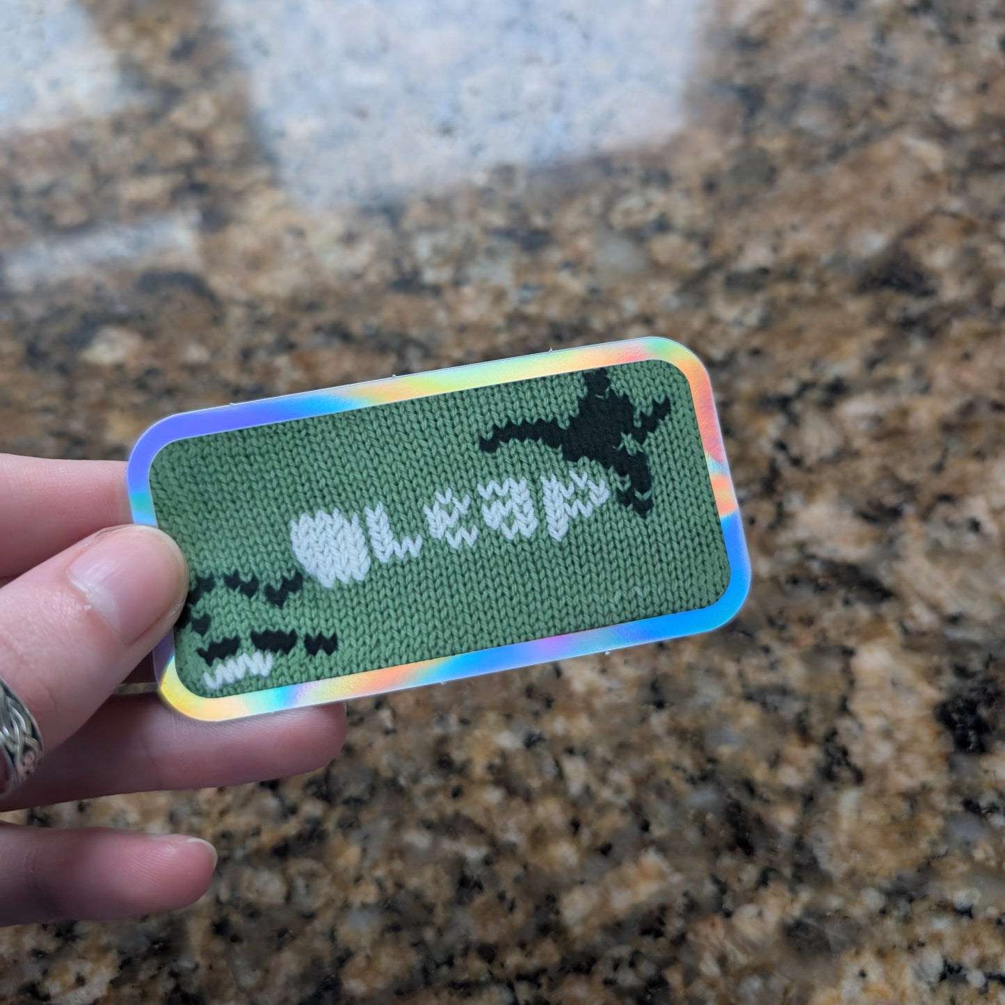 Public transport card sticker